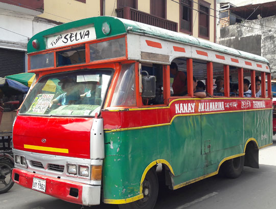 Transporte público en Iquitos